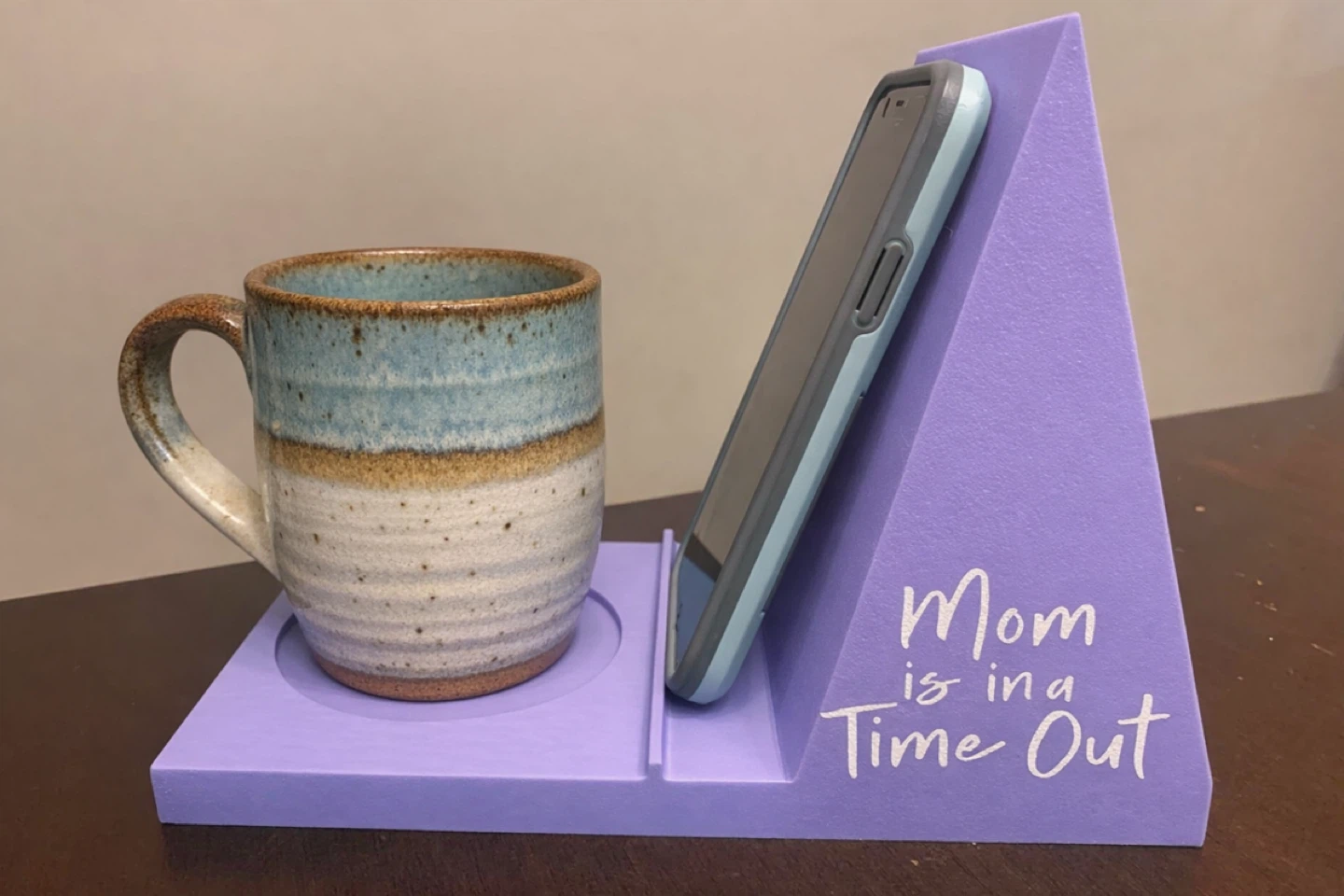 3D Printed "Mom is in a Time Out" Book /ipad Stand reading nook - photo 3