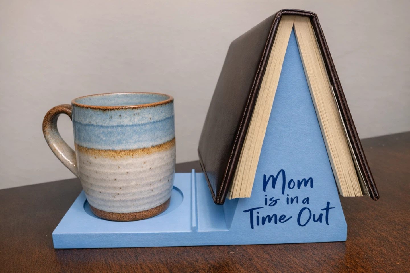 3D Printed "Mom is in a Time Out" Book /ipad Stand reading nook - photo 2