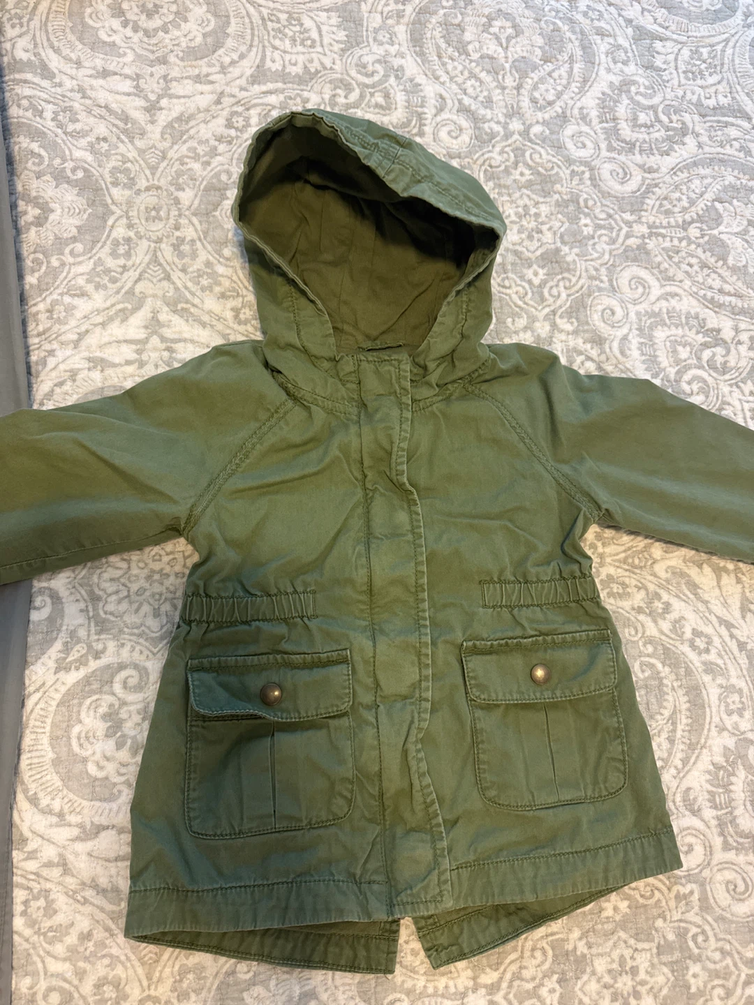 Girls Green Hooded Jacket