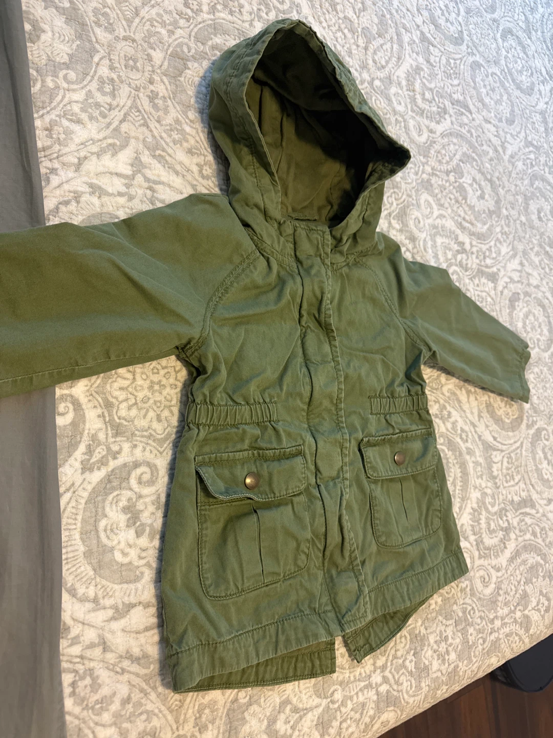 Girls Green Hooded Jacket - photo 2