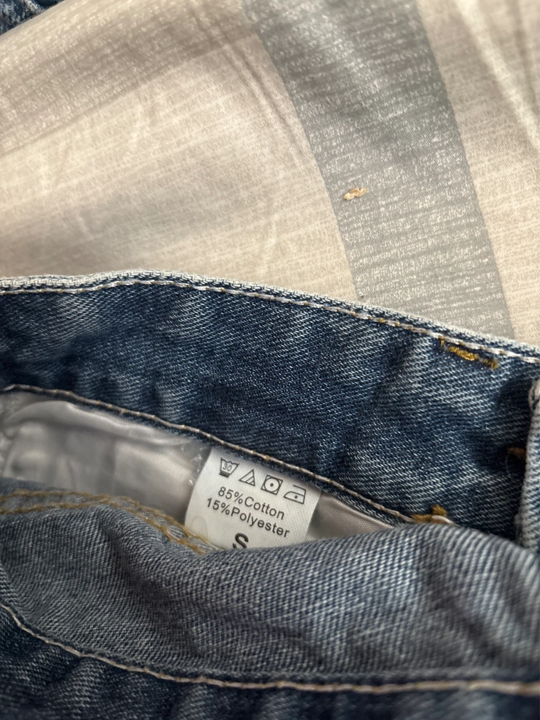 Distressed Denim Shorts - photo 5