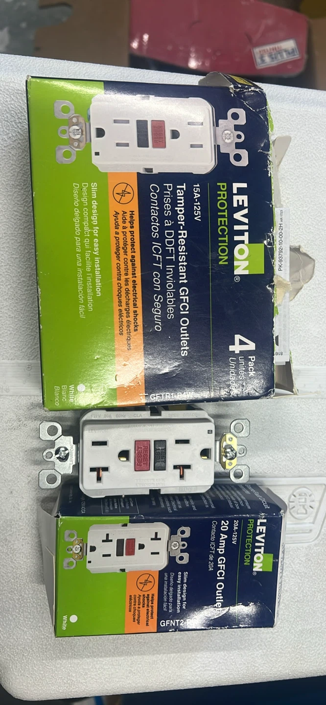Leviton GFCI Outlets - 15A and 20A