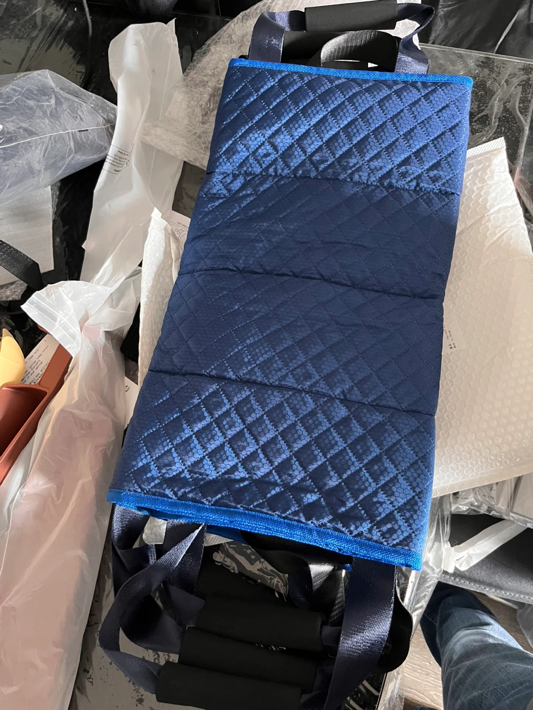 Blue Patient Transfer Sling with 8 Handles - photo 2