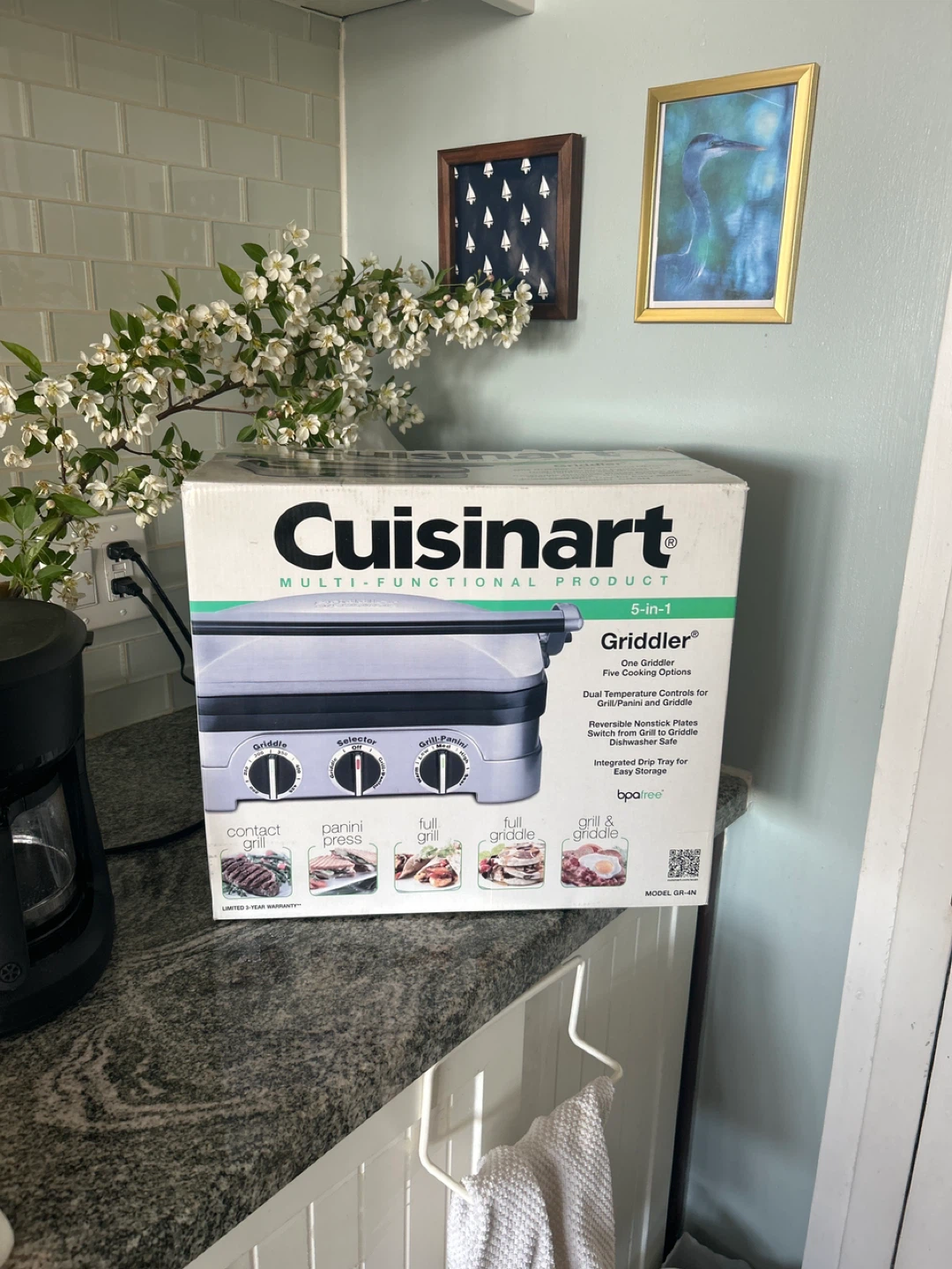 Unopened box!  5-in-1 Grill/Griddle