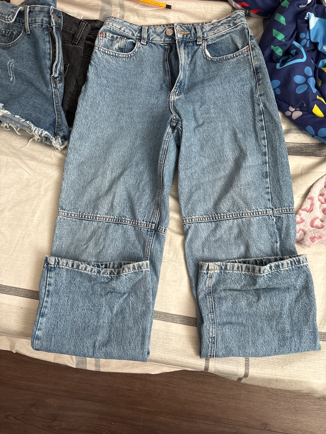 Garage Denim Wide Leg Jeans