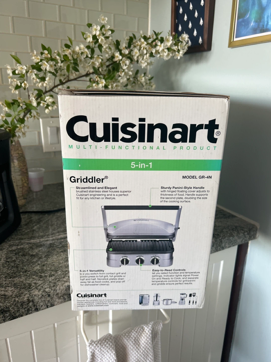 Unopened box!  5-in-1 Grill/Griddle - photo 4