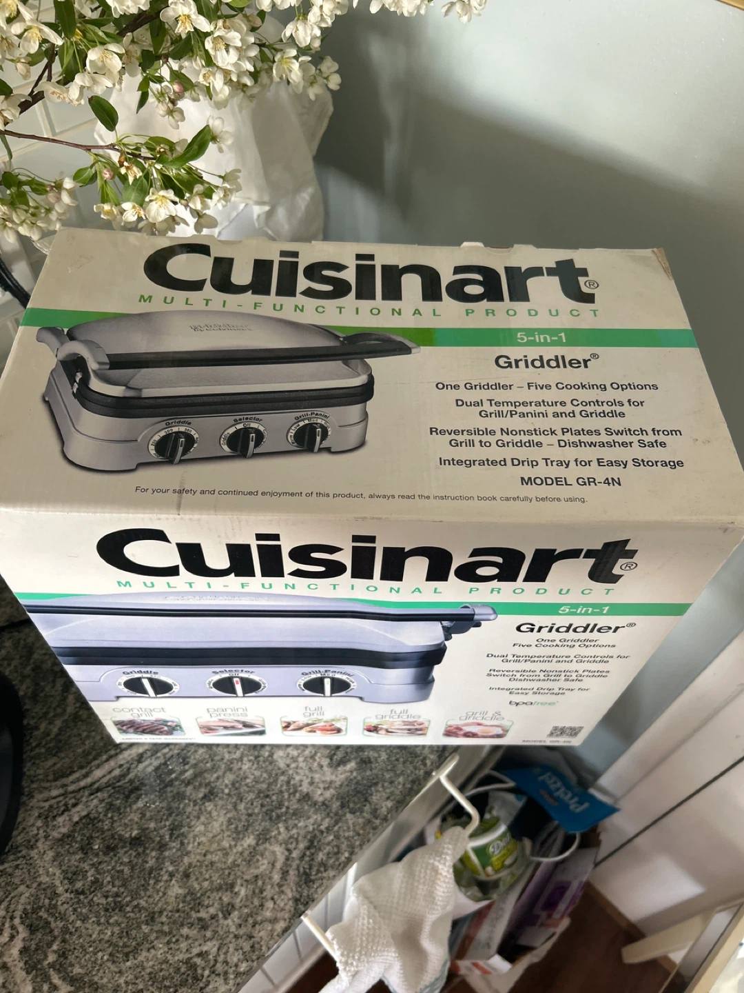 Unopened box!  5-in-1 Grill/Griddle - photo 2