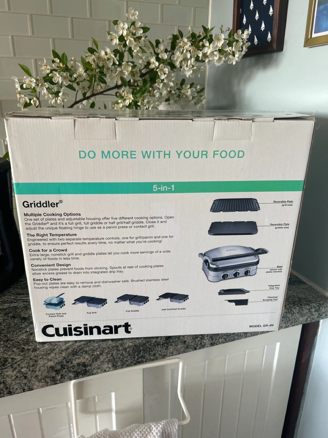 Unopened box!  5-in-1 Grill/Griddle - photo 3