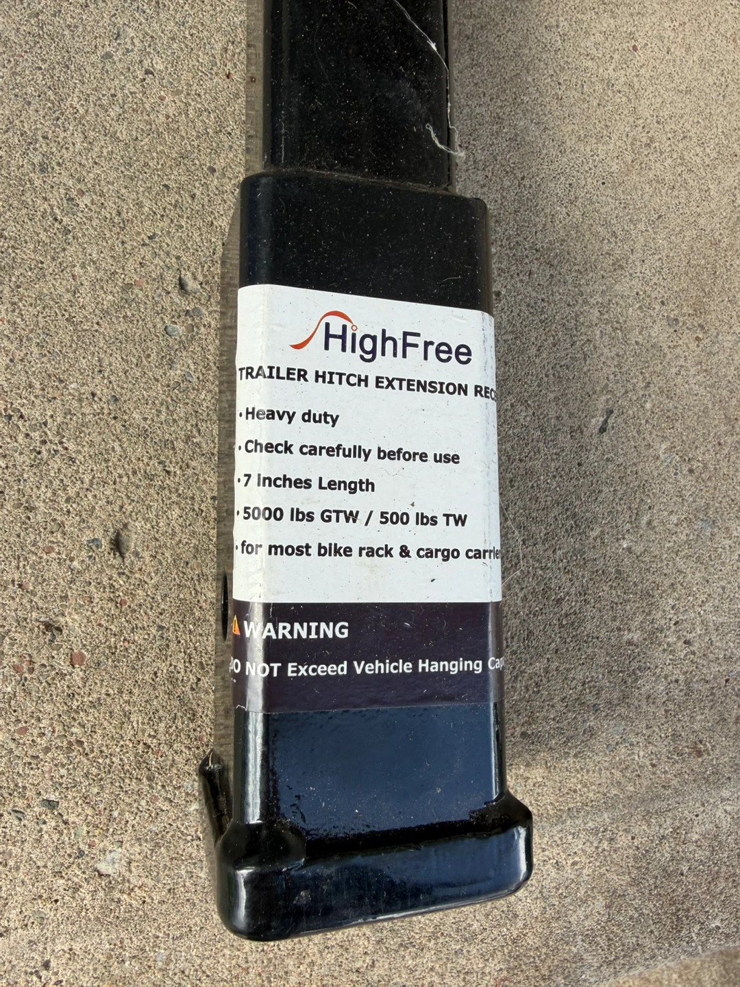HighFree Trailer Hitch Extension Receiver 7 Inches