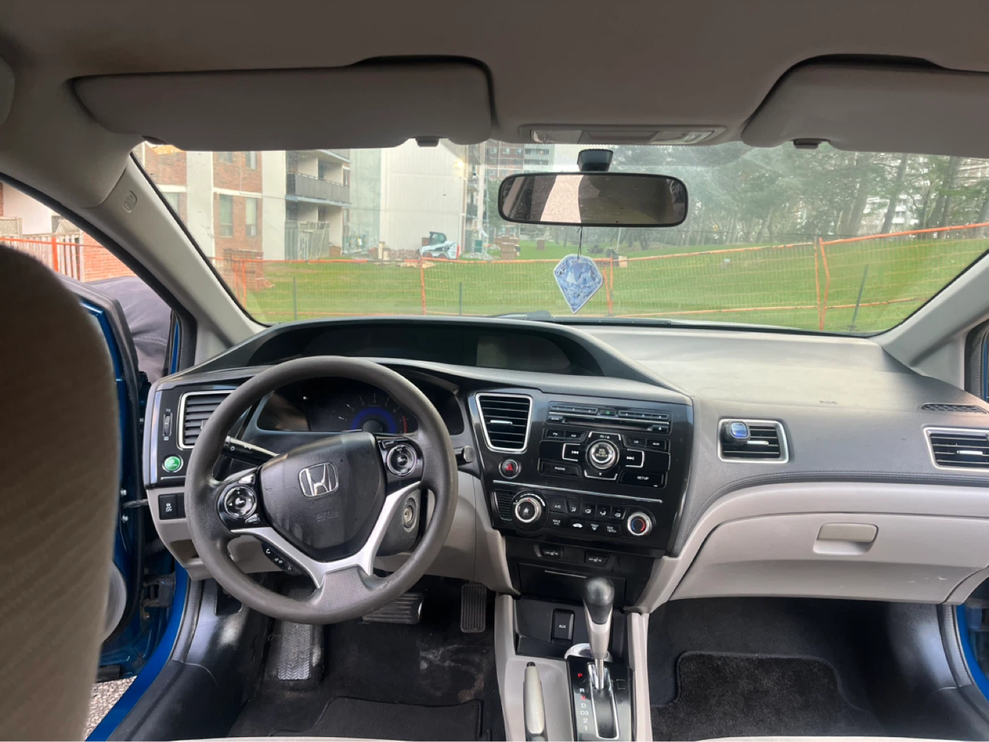 Blue Honda Civic Sedan