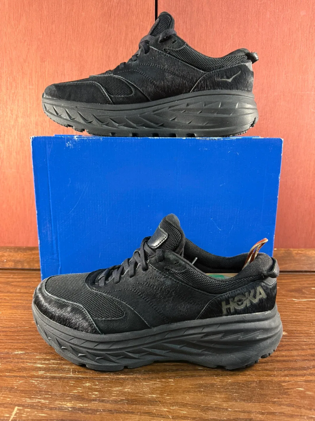 Hoka One X Garments Bondi L Black Men’s Running Shoes Size US 11
