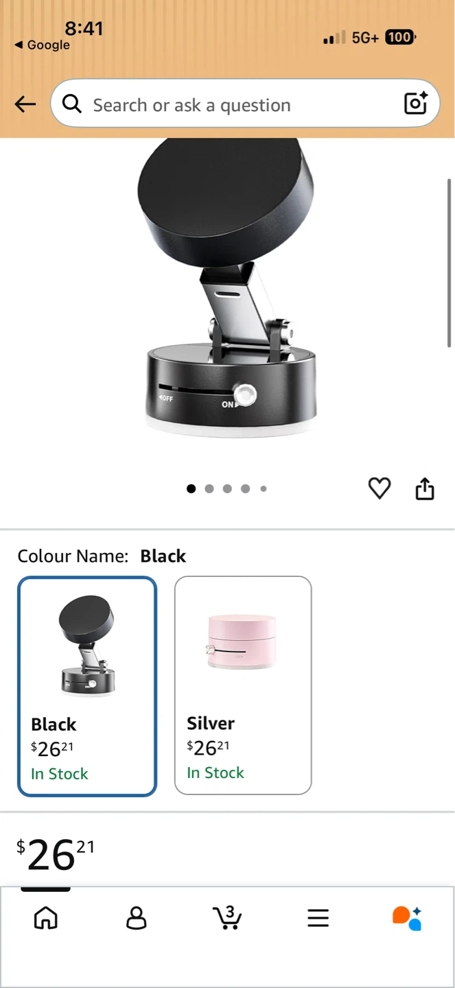 Vacuum suction phone Holder - photo 2
