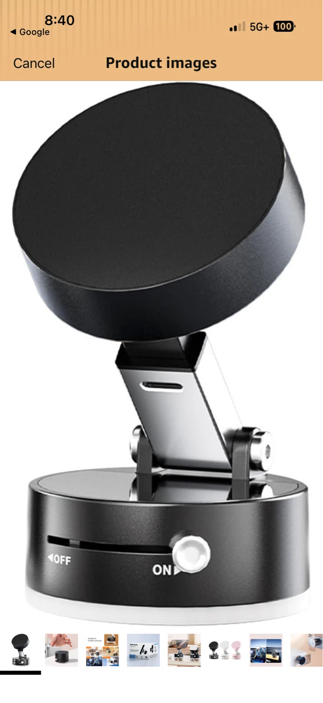 Vacuum suction phone Holder - photo 3