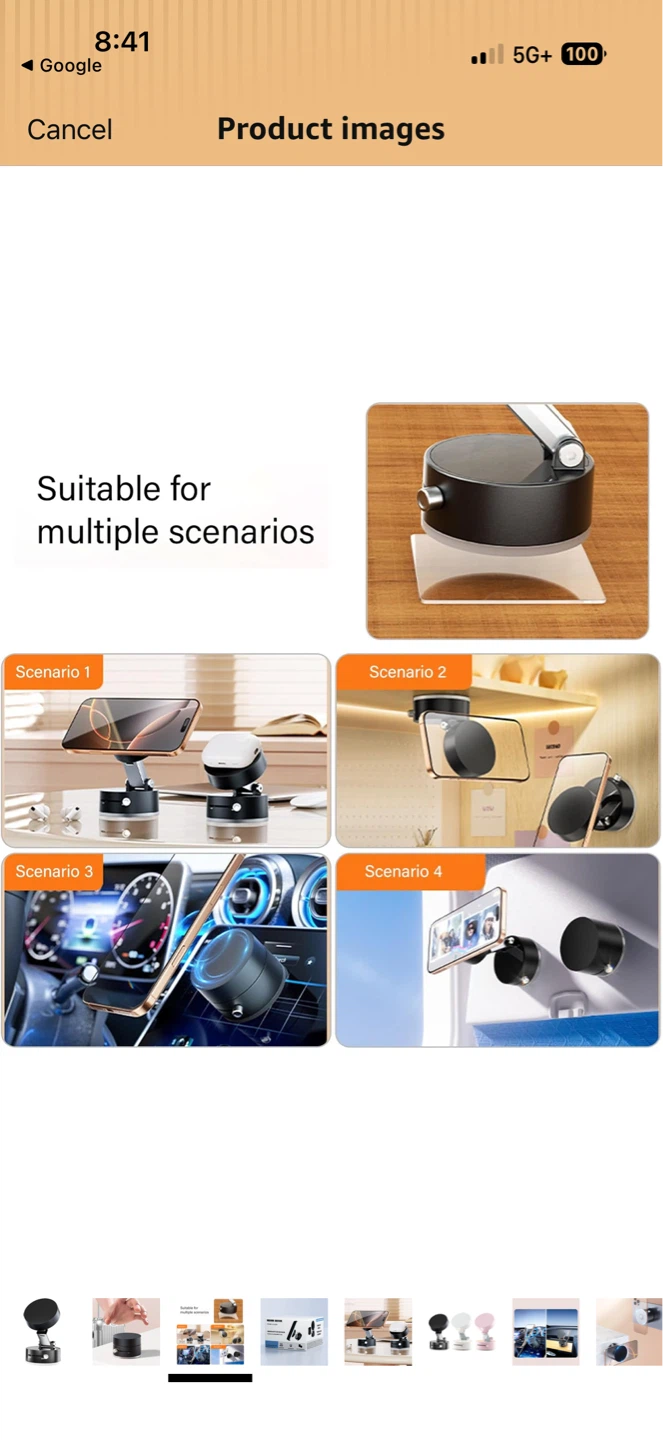 Vacuum suction phone Holder - photo 5