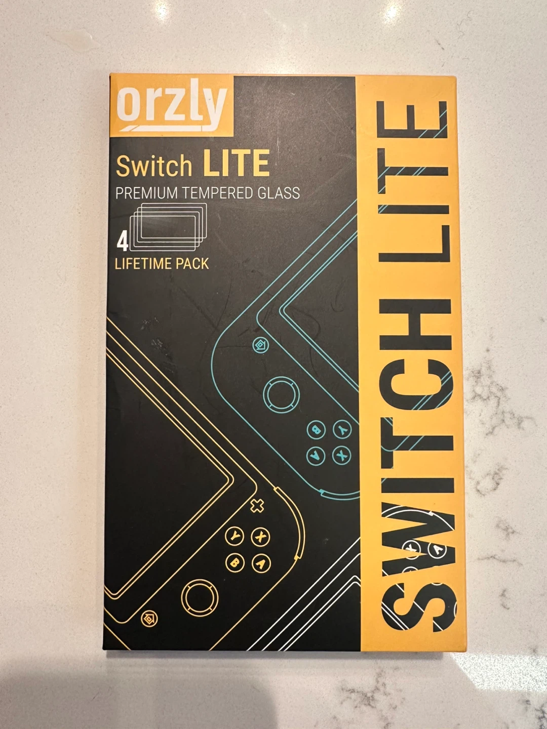 Orzly 2-Pack Screen Protectors for Nintendo Switch Lite