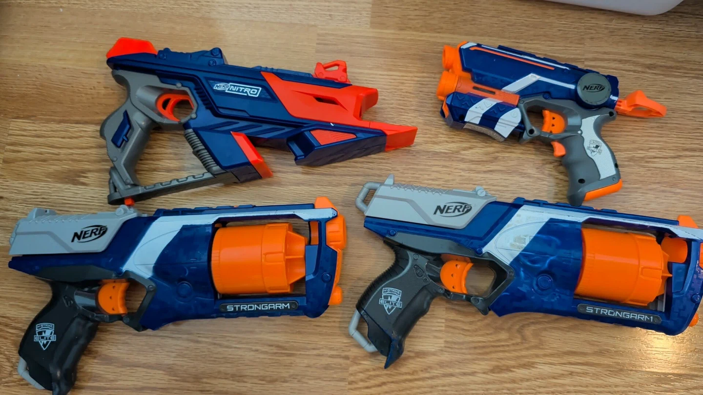 Nerf Toy Guns Bundle - Strongarm, Firestrike, N-Strike Elite - photo 2