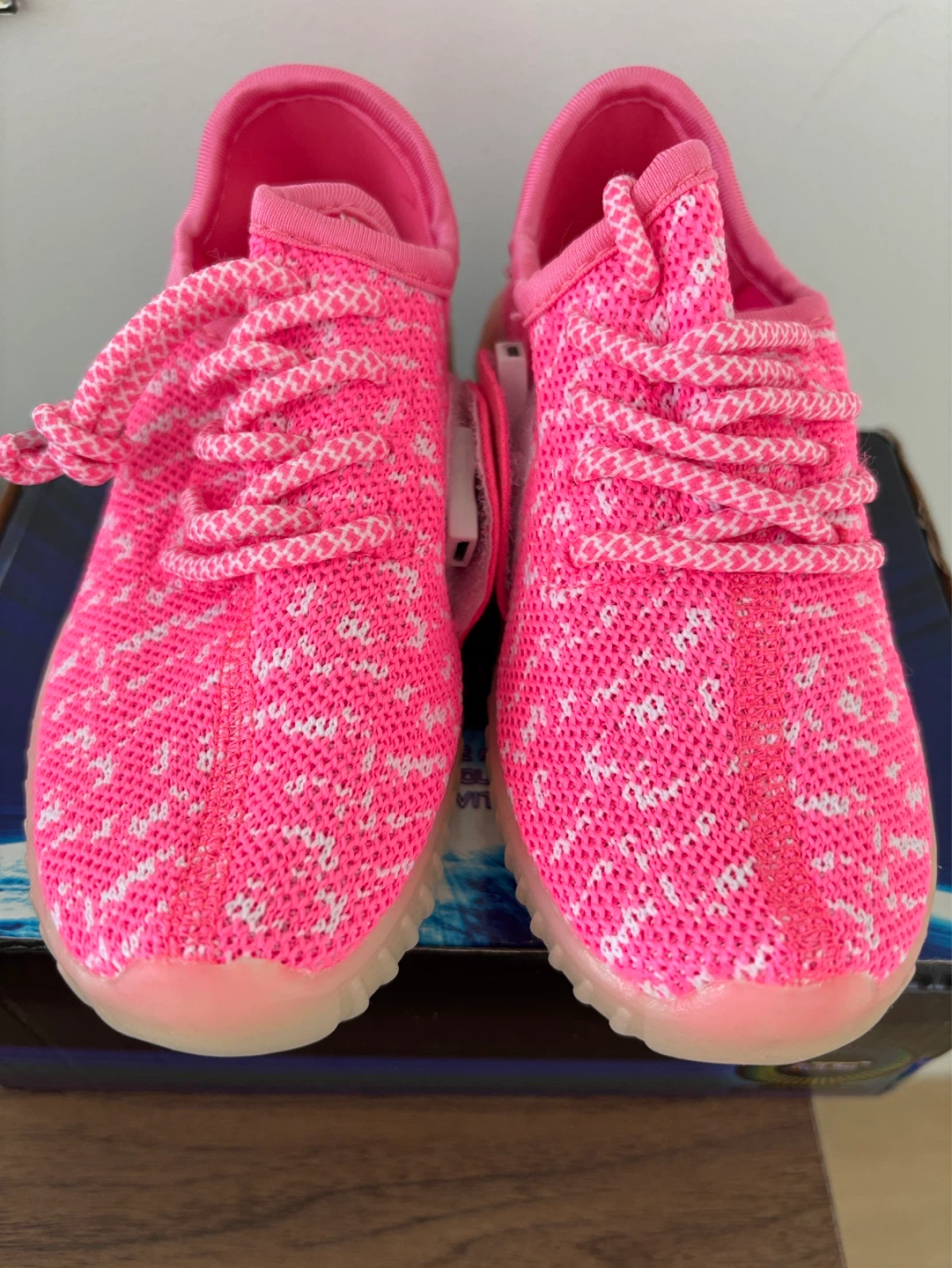 Kids ATS LED Light Glow Shoes - Pink, US Size 10 - photo 2