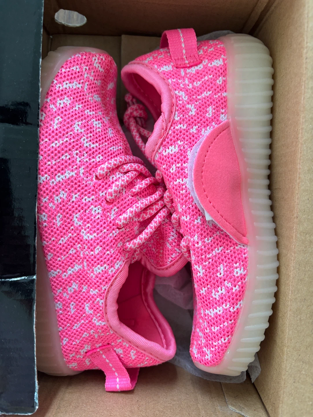 Kids ATS LED Light Glow Shoes - Pink, US Size 10