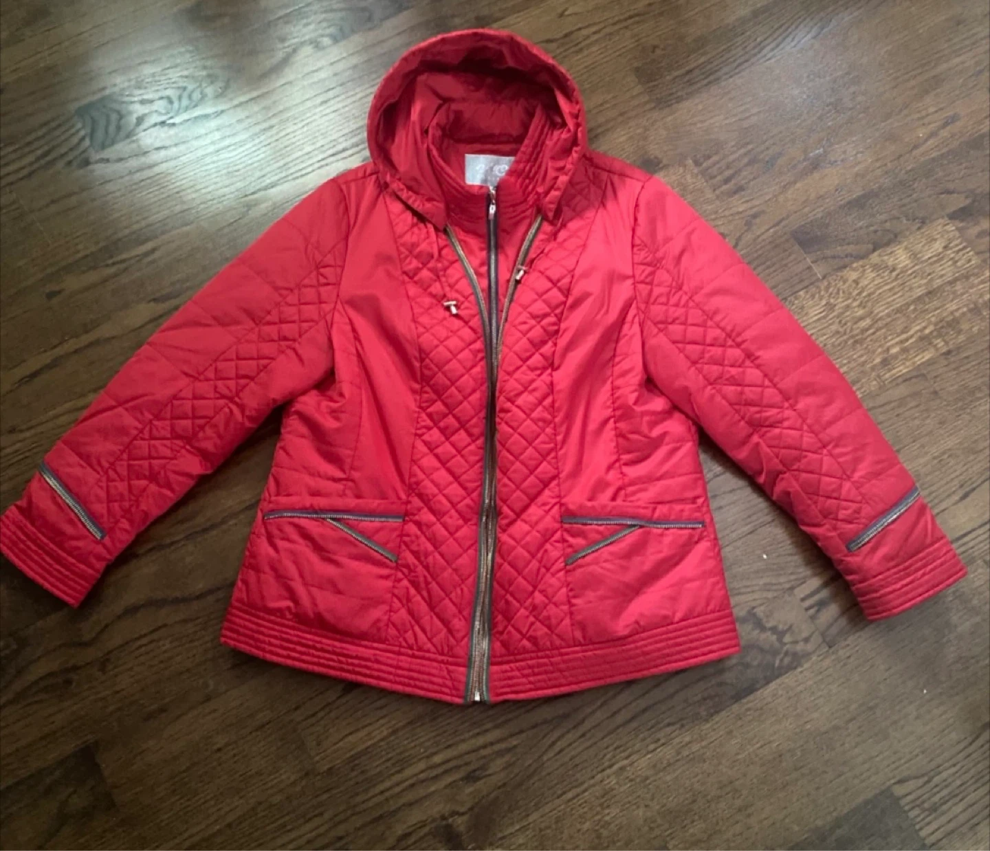 Design Women Red Jacket Size X-Large