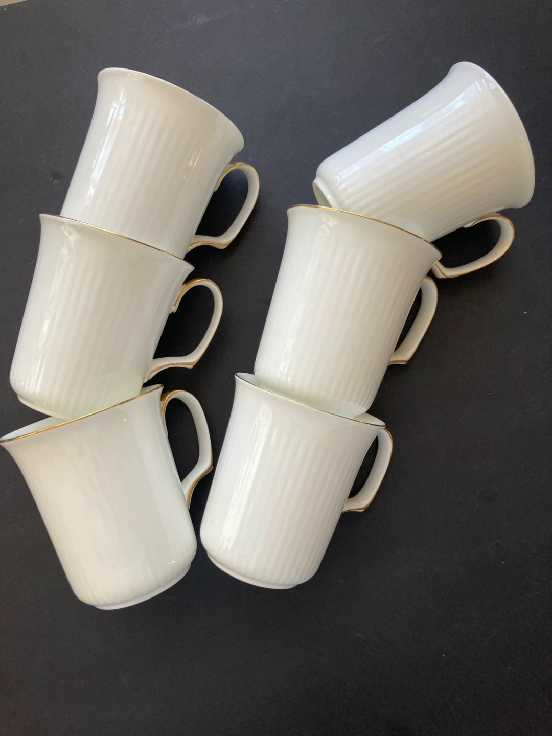 Royal Albert Val D'Or Bone China Teacups (Set of 6) - photo 2