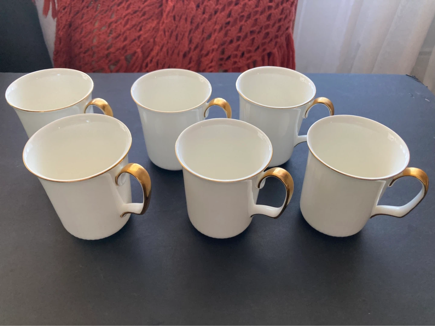 Royal Albert Val D'Or Bone China Teacups (Set of 6)