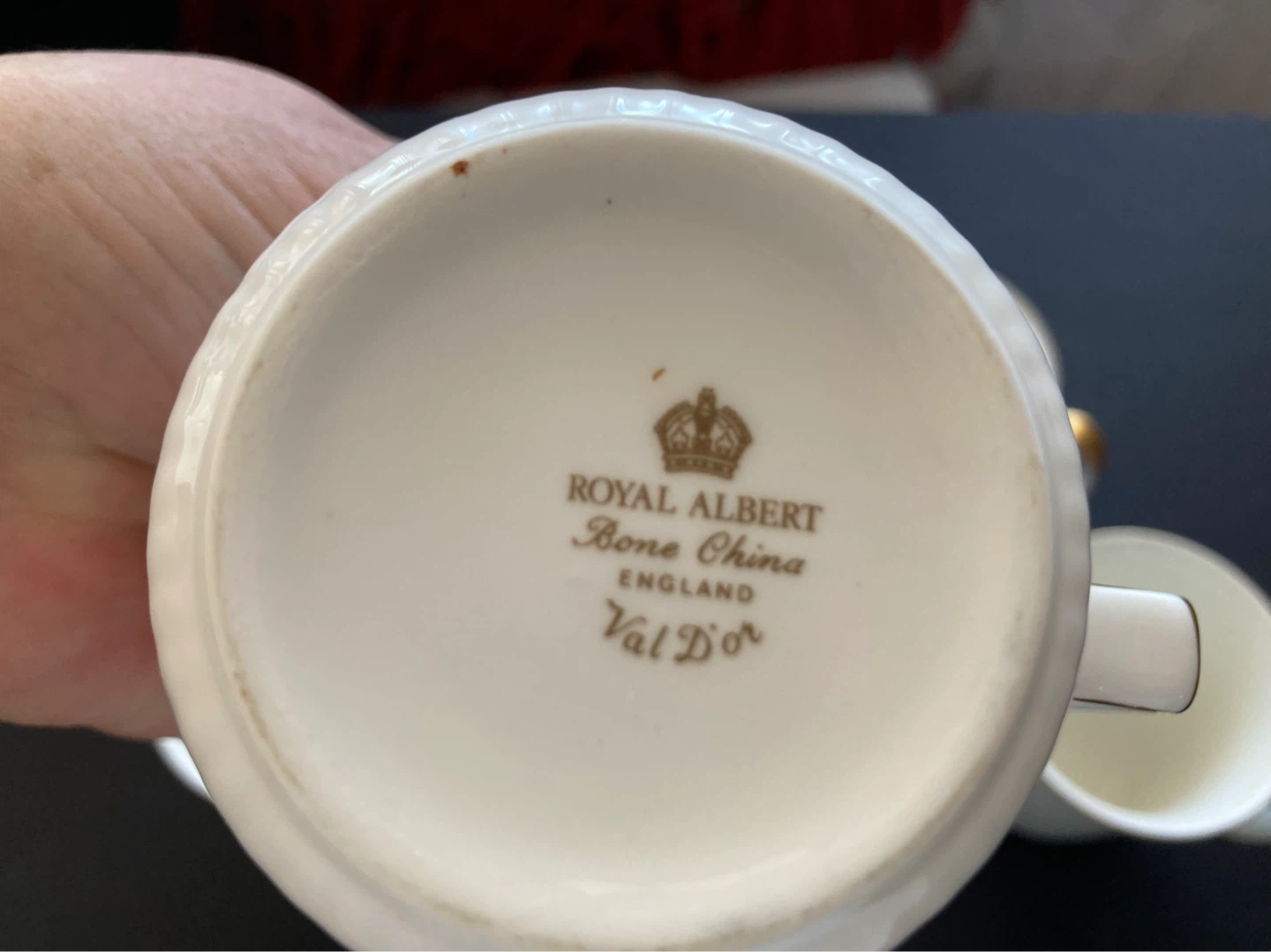 Royal Albert Val D'Or Bone China Teacups (Set of 6) - photo 4