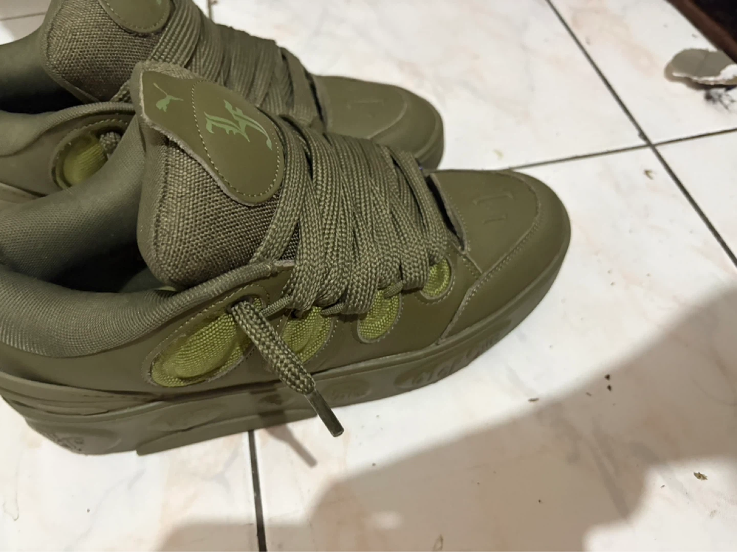 Puma Olive Green Sneakers