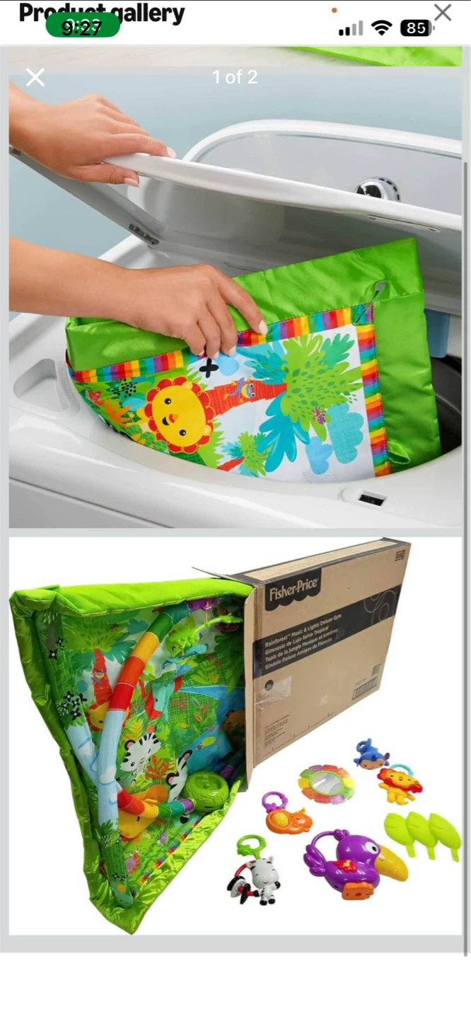 Fisher-Price Rainforest Music & Lights Deluxe Gym - photo 2