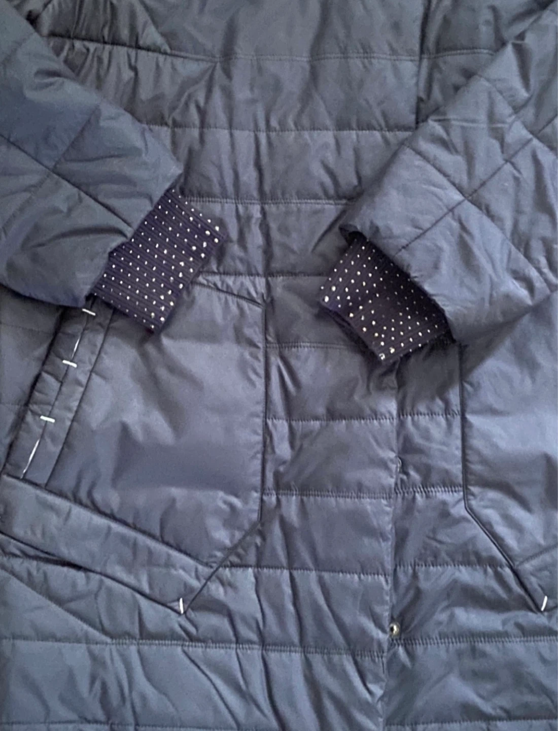 Quiet Poem Navy Blue Puffer Coat - Size X-LARGE (58 - photo 5