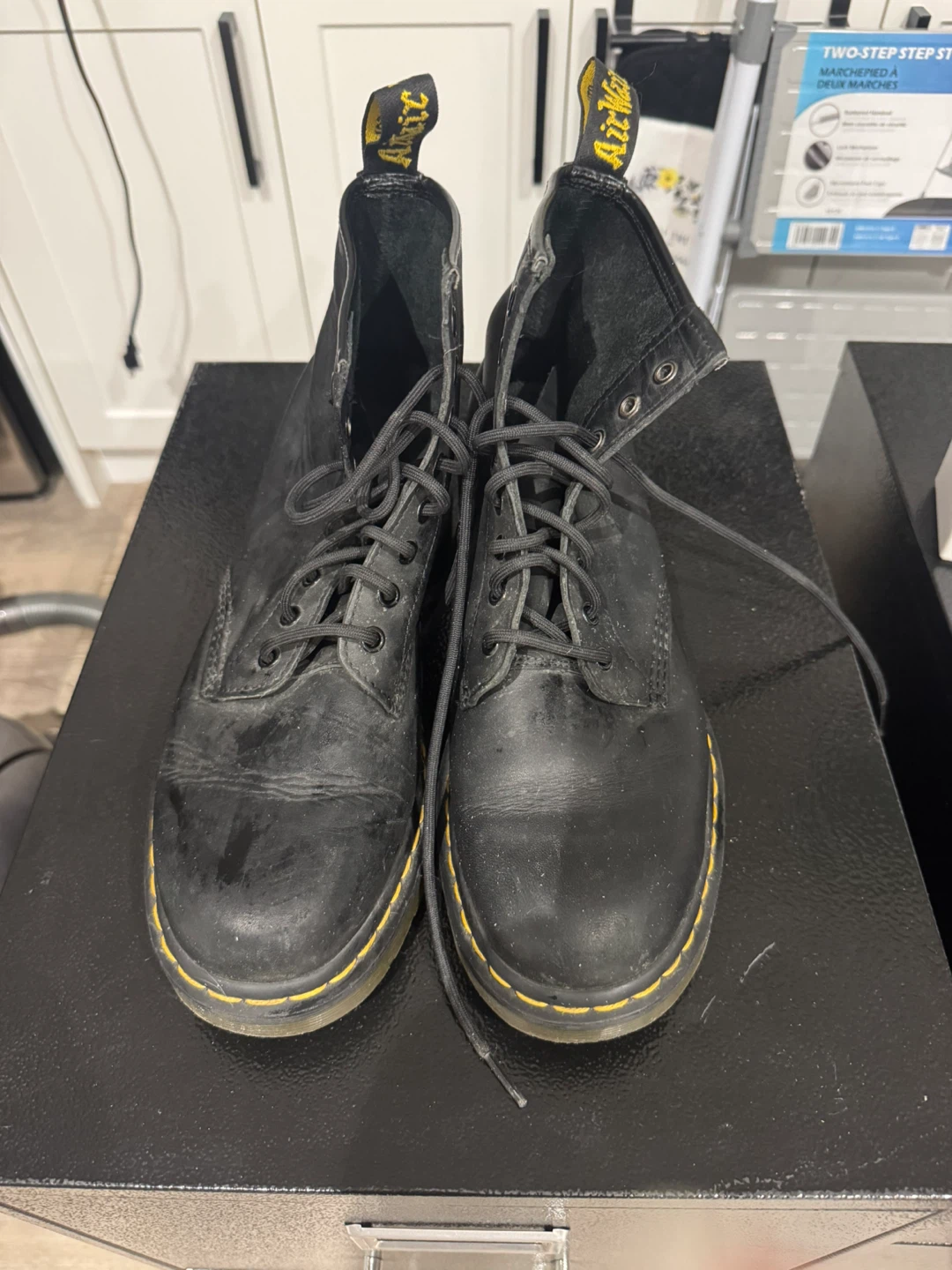 Dr. Martens Black Leather Boots - photo 2