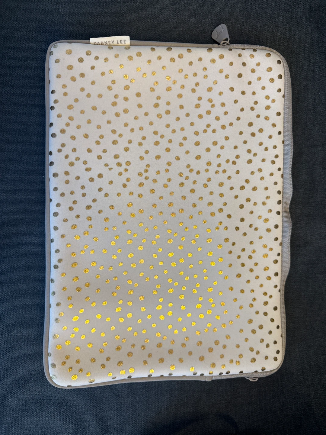 Barney Lee Padded Tech Sleeve - Gold Dots