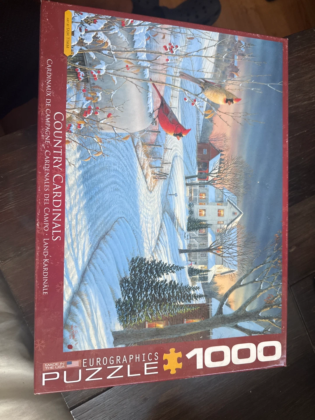 Eurographics Country Cardinals 1000 Piece Jigsaw Puzzle