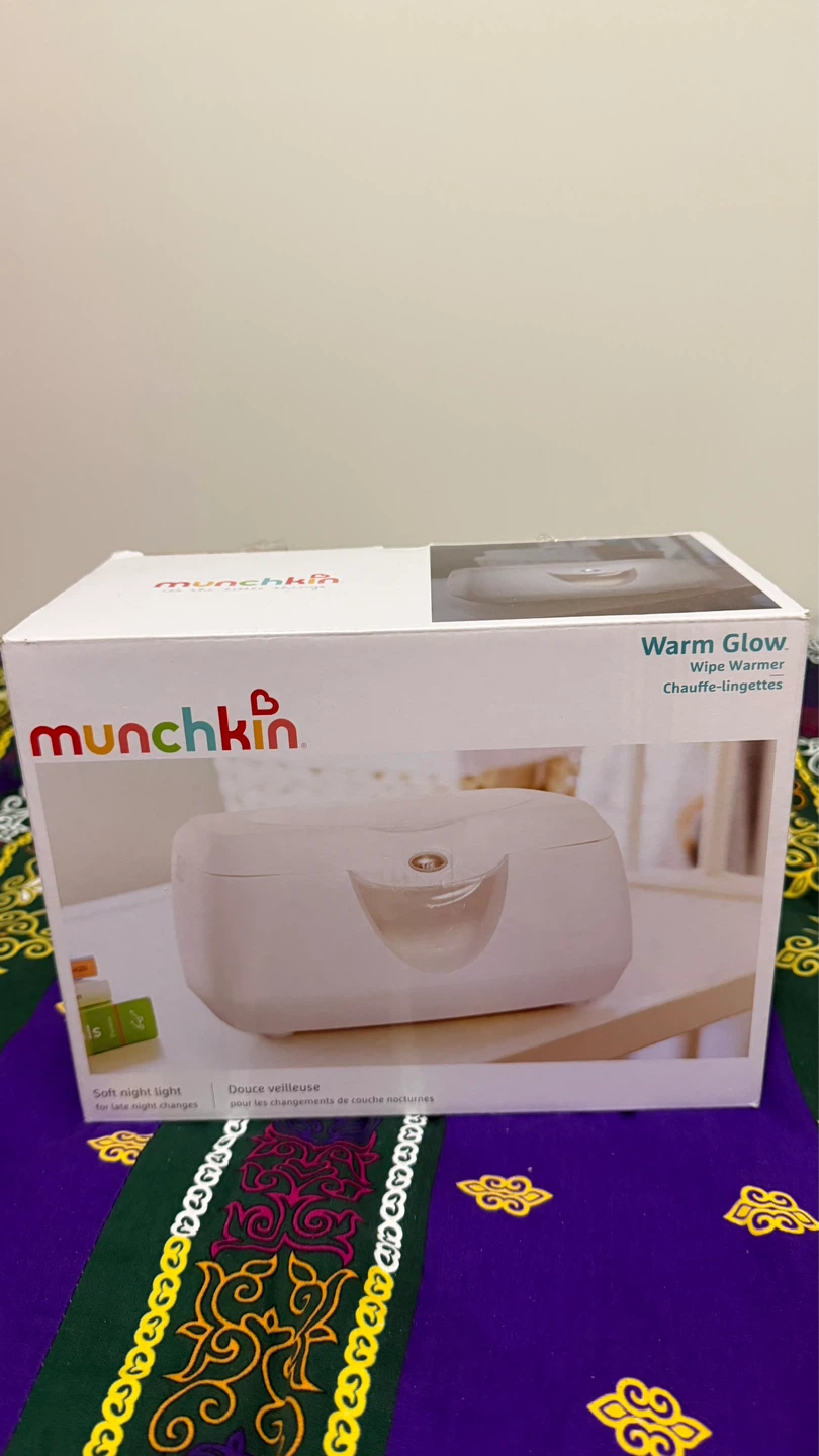 Munchkin Warm Glow Wipe Warmer with Night Light
