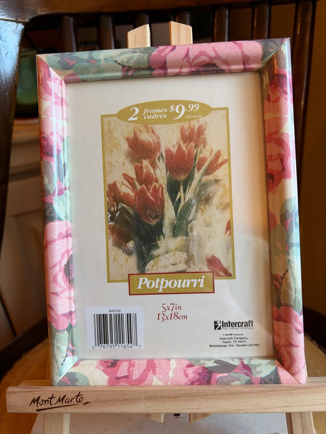 Intercraft Potpourri 5x7 Floral Photo Frame