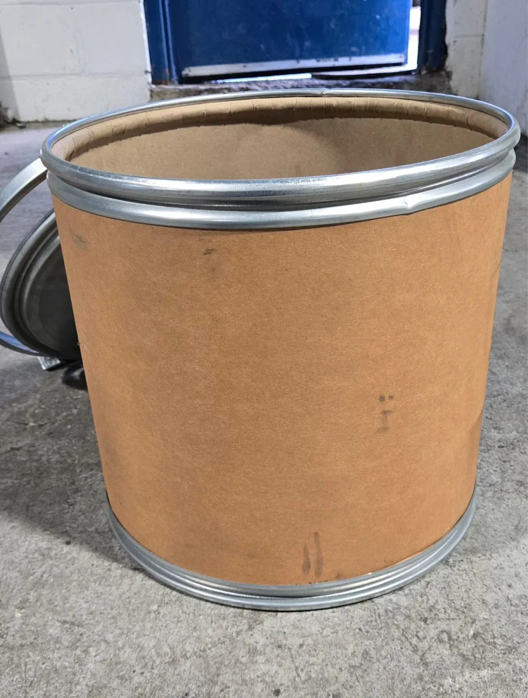 Fibre Drum with Metal Lid