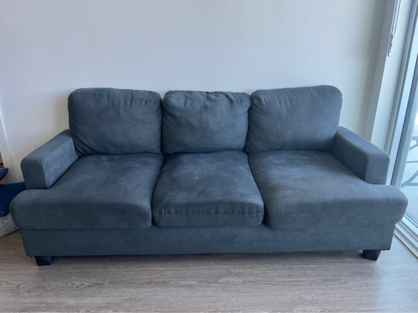 Grey 3-Seater Sofa - photo 2