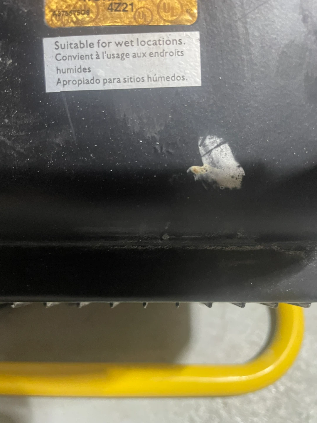 Yellow Halogen Work Light