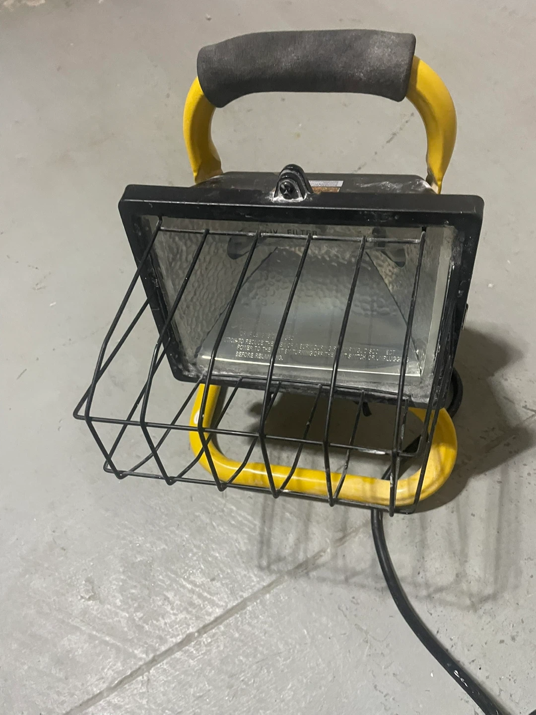 Yellow Halogen Work Light - photo 3