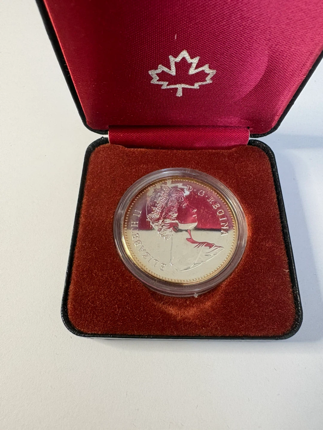 1980 Canada Dollar Coin - 100th Anniversary Artic Territories - photo 3