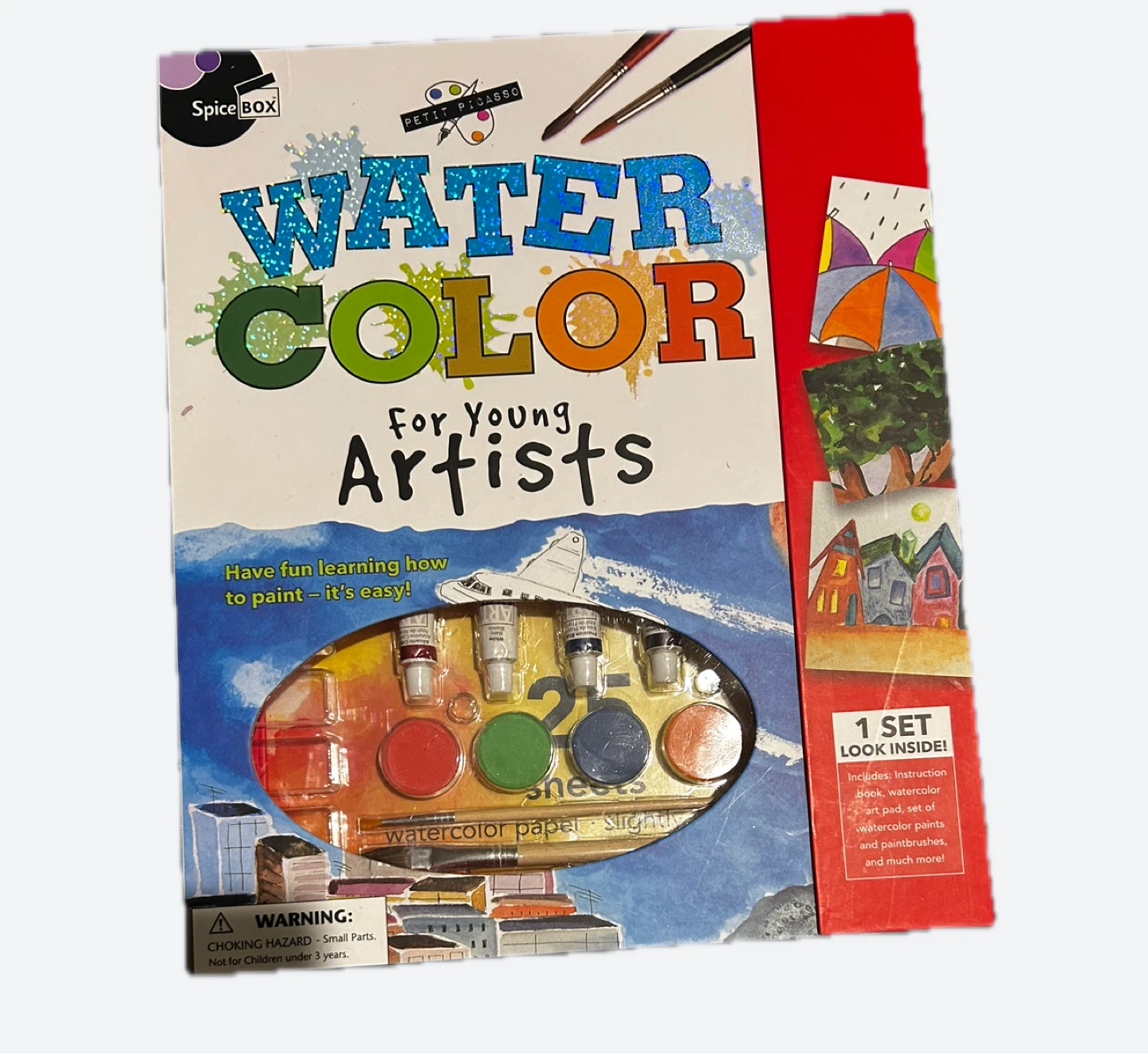 SpiceBox Watercolor for Young Artists Art Kit