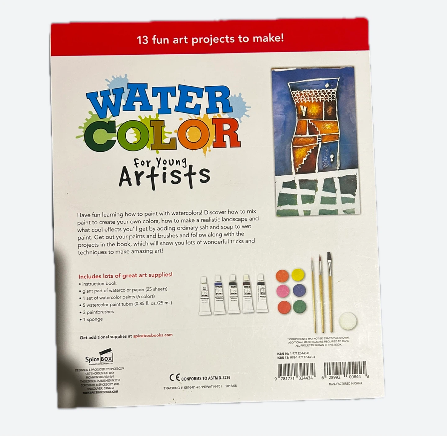 SpiceBox Watercolor for Young Artists Art Kit - photo 2