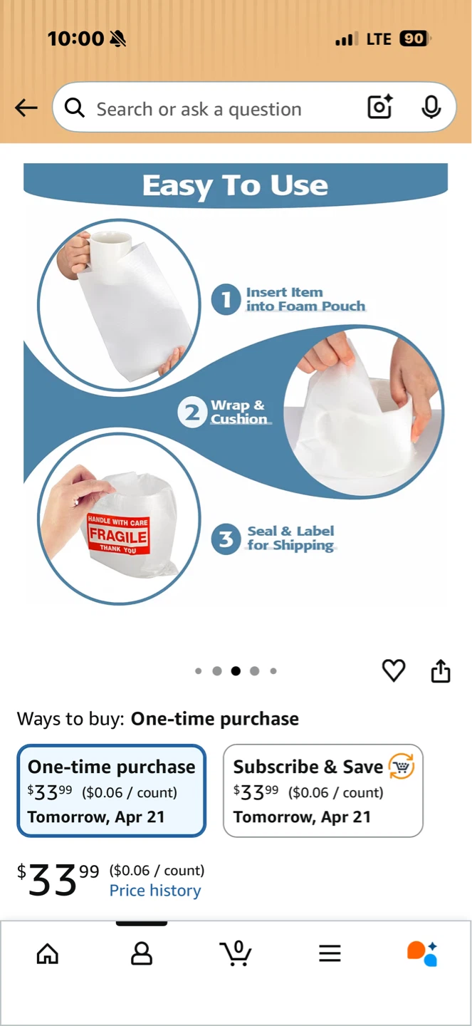 BRAND NEW!!! Moving Dish Packing Supplies Foam Pouches & Sheets - photo 4