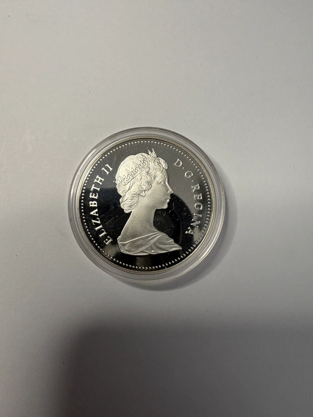1982 Canada Dollar Coin 100th Anniversary of Regina - photo 2