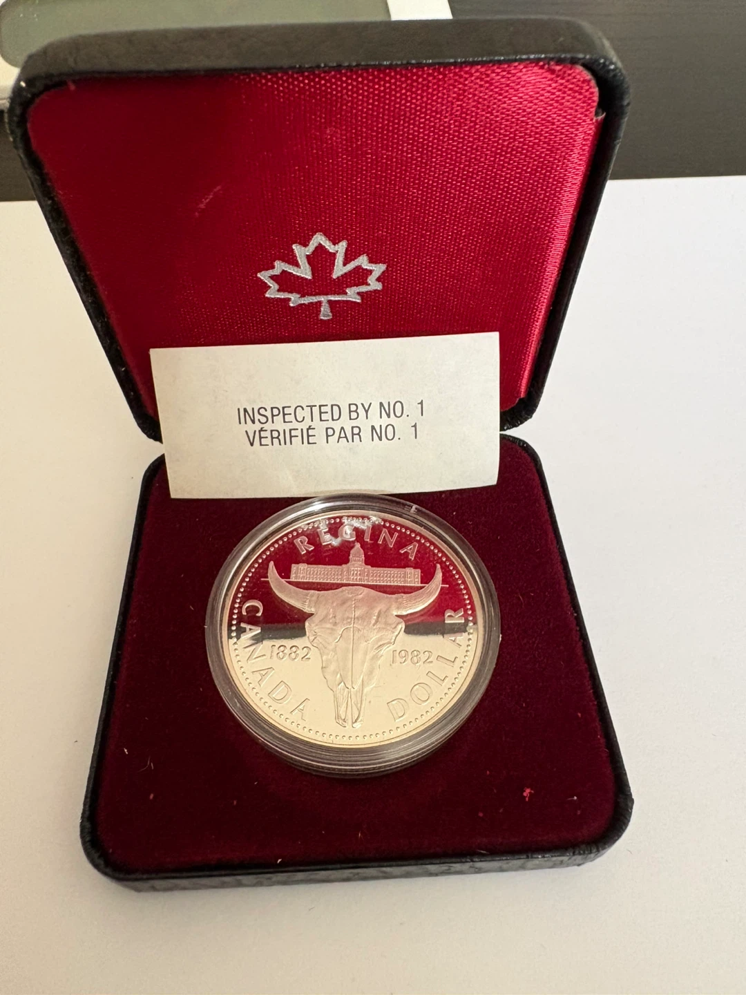1982 Canada Dollar Coin 100th Anniversary of Regina - photo 5