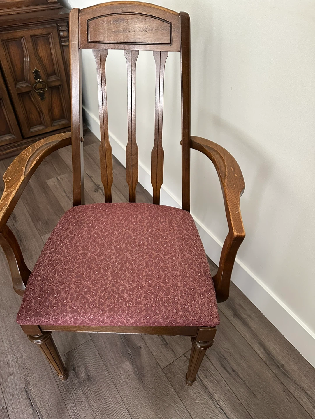 Wooden Dining Table with 6 Chairs - photo 5