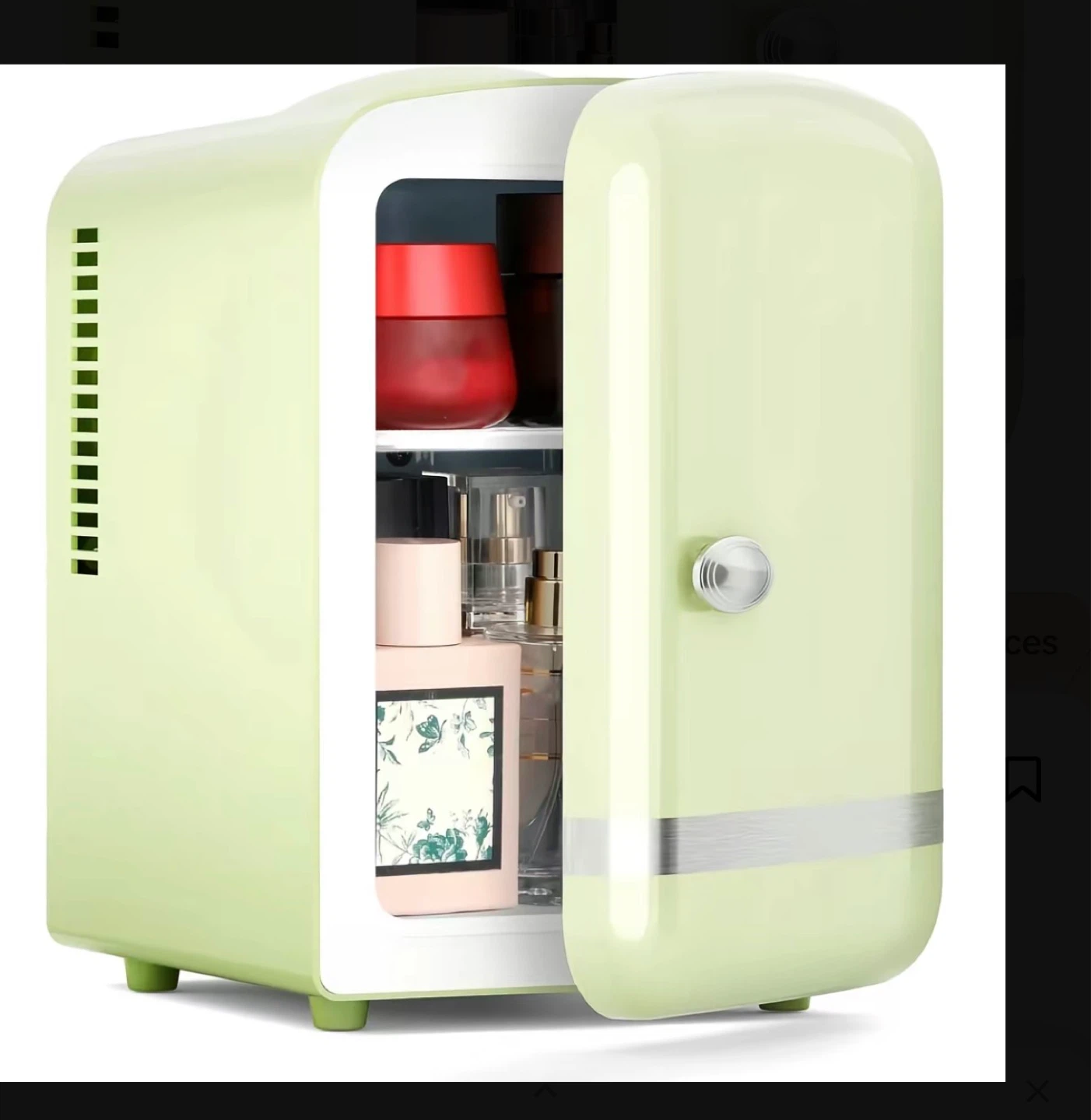 Kismile Retro Mini Fridge - Green 4L - photo 2