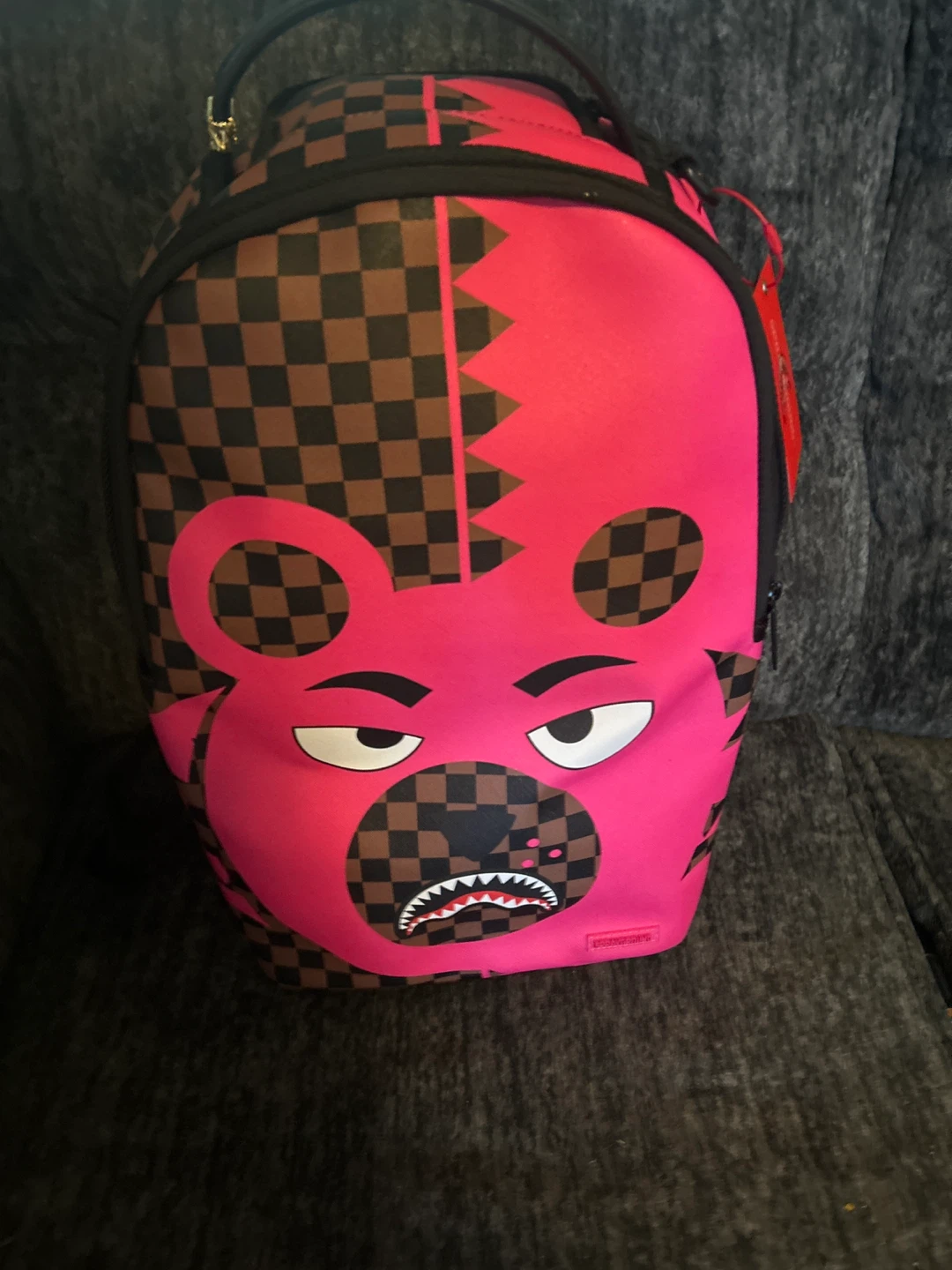 Sprayground Pink Teddy Bear Backpack