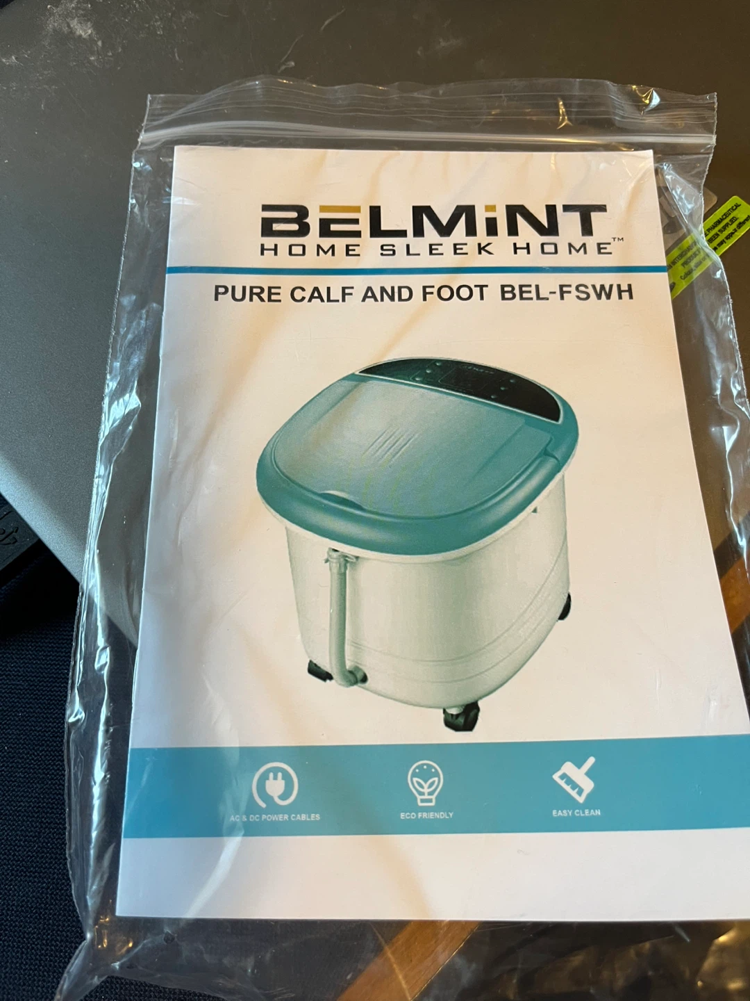 BELMINT Pure Calf and Foot Spa BEL-FSWH