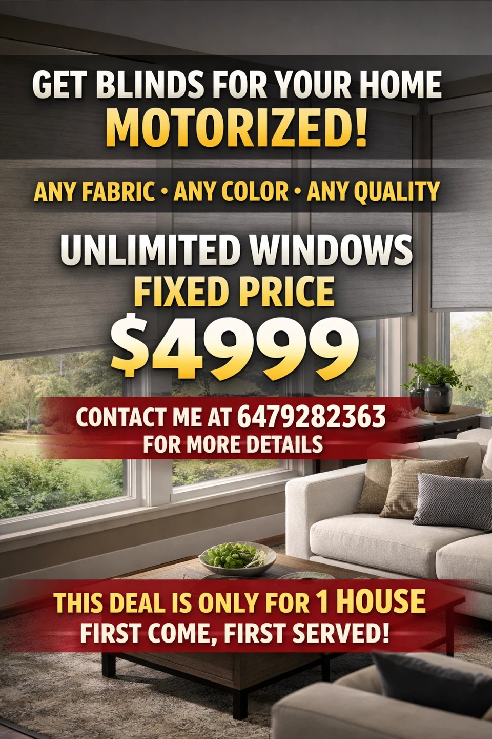 Motorized Blinds for Whole House – Unlimited Windows
