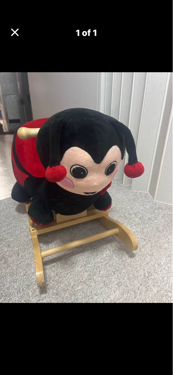 Plush Ladybug Rocker